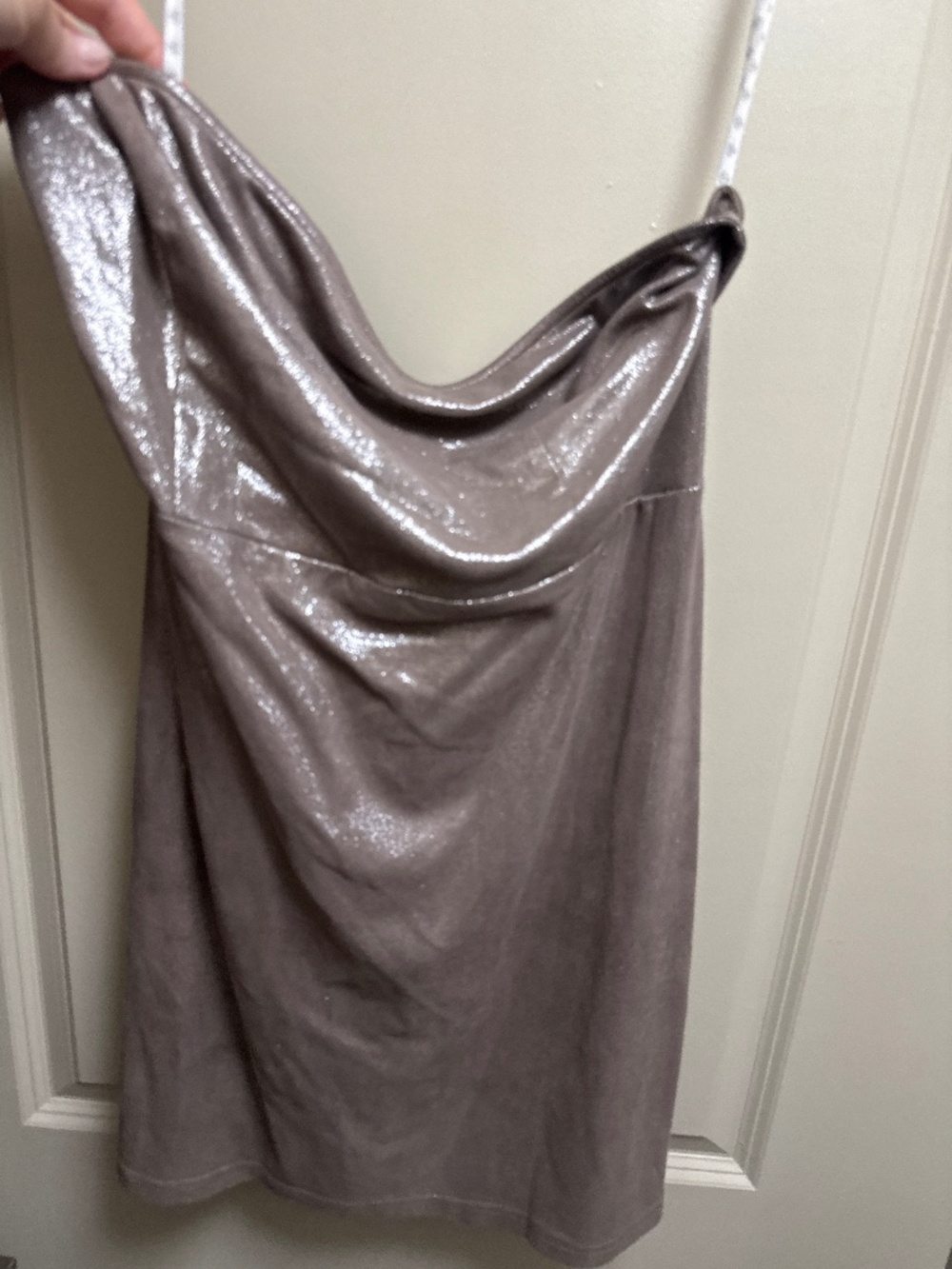 Shimmer mini dress size L / 10 - like new